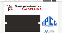 Desktop Screenshot of ginnasticacasellina.it