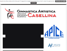 Tablet Screenshot of ginnasticacasellina.it